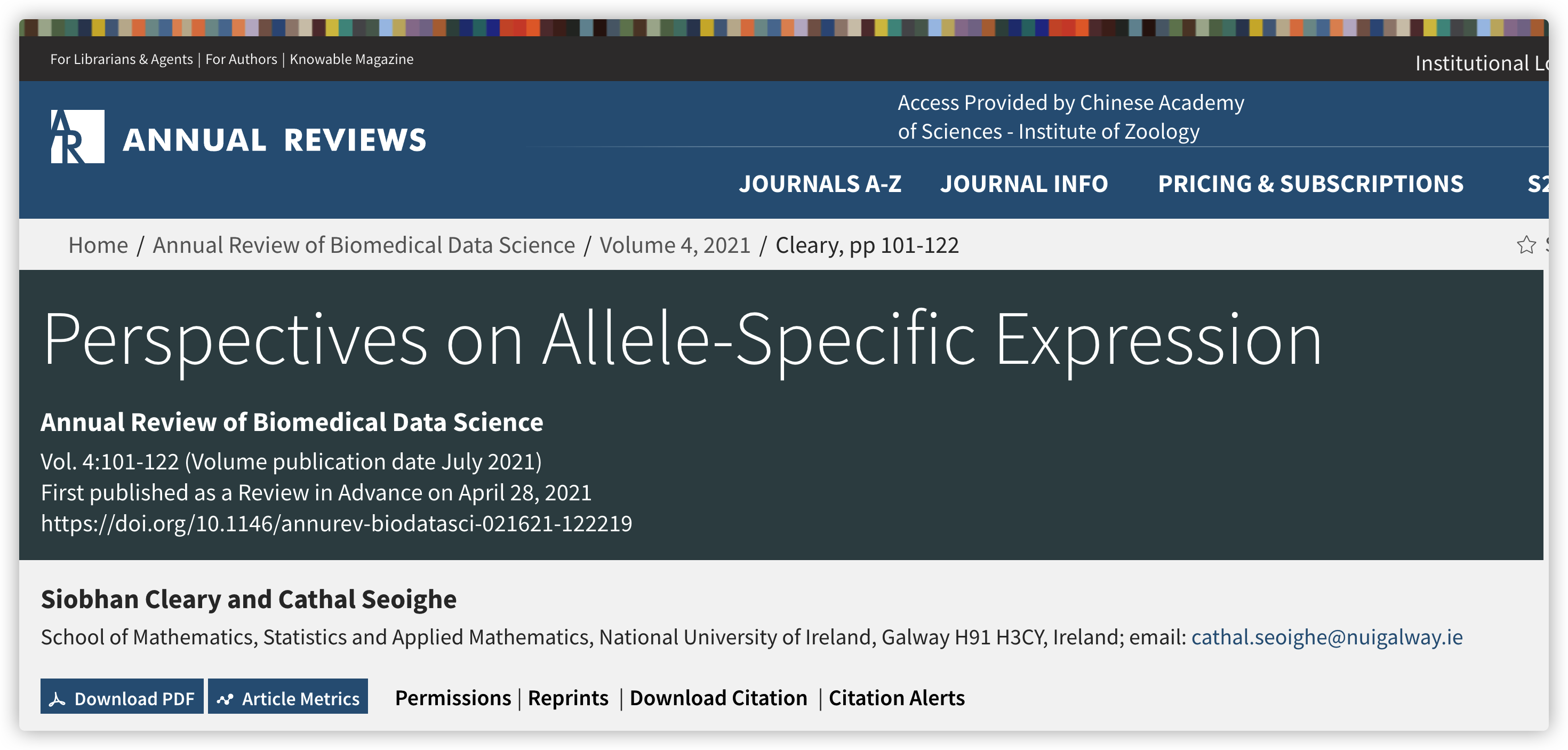 Perspectives on Allele-Specific Expression